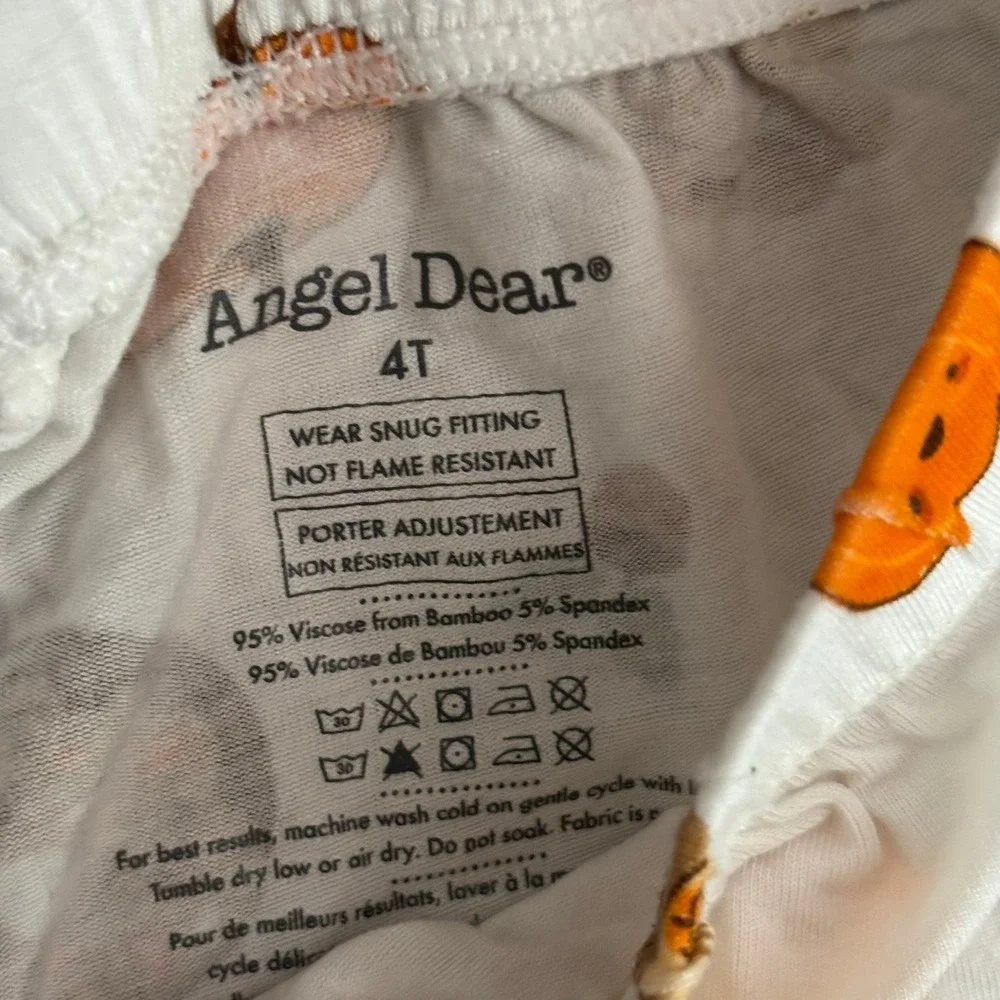 Little Sleepies 4T Bamboo Viscose Pajama Pants Set Alphabet Santa Pumpkin 3pc